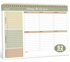 Weekly list notepad for sale  Delivered anywhere in USA 