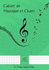 Cahier musique chant d'occasion  Livré partout en France