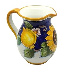 Italian ceramic pitcher for sale  Delivered anywhere in USA 