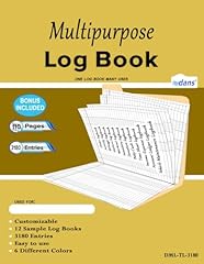 Multipurpose log book for sale  Delivered anywhere in USA 
