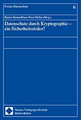 Datenschutz durch kryptographi d'occasion  Livré partout en Belgiqu