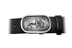 Running Buffalo Leather Belt and Buckle Set RAOB Hand for sale  Delivered anywhere in UK
