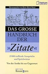 Grosse handbuch zitate gebraucht kaufen  Wird an jeden Ort in Deutschland