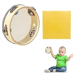 Wooden tambourine child for sale  Delivered anywhere in UK