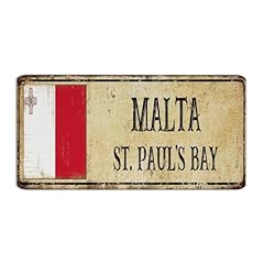Panneau métal malta d'occasion  Livré partout en France