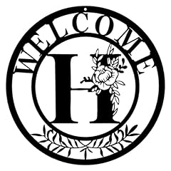 Initial welcome sign for sale  Delivered anywhere in USA 