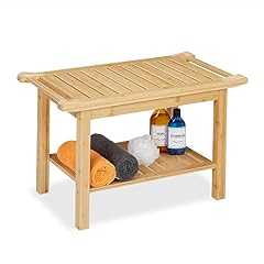 Relaxdays badhocker bambus gebraucht kaufen  Wird an jeden Ort in Deutschland