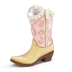 Pink Ladies Cowboy Cowgirl Boot Vase - Great Western Country Home Accent !!, used for sale  Delivered anywhere in Canada