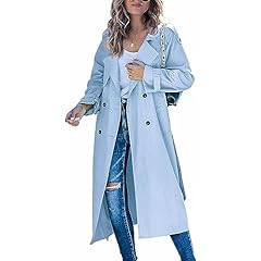 Teptdirio women trench for sale  Delivered anywhere in UK