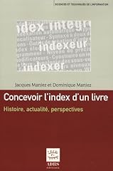 Concevoir index livre d'occasion  Livré partout en France