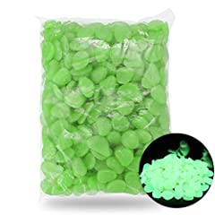 Used, Sunydog 500pcs Glow in The Dark Garden Pebbles for for sale  Delivered anywhere in UK