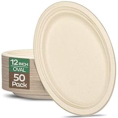 100 compostable oval for sale  Delivered anywhere in USA 