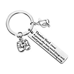 Gzrlyf Theater Nerd Gifts Musical Theatre Keychain for sale  Delivered anywhere in Canada