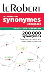 Dictionnaire synonymes nuances d'occasion  Livré partout en France