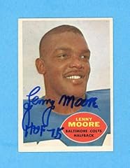 Lenny moore hof for sale  Delivered anywhere in USA 
