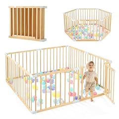 Wooden baby playpen for sale  Delivered anywhere in UK