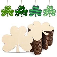 Wooden shamrock ornaments for sale  Delivered anywhere in USA 