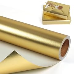 Golden wrapping paper for sale  Delivered anywhere in Ireland