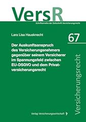 Auskunftsanspruch versicherung gebraucht kaufen  Wird an jeden Ort in Deutschland