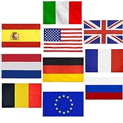 Set bandiere nazionali usato  Spedito ovunque in Italia 