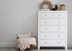 Brooklyn white chest for sale  Delivered anywhere in UK