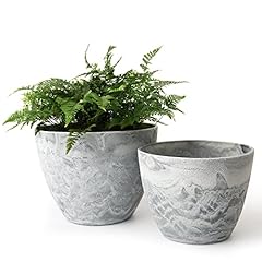 LA JOLIE MUSE Flower Pots Outdoor Garden Planters,, used for sale  Delivered anywhere in UK