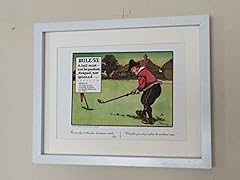 Framed comical rules for sale  Delivered anywhere in UK