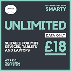 Smarty data sim for sale  Delivered anywhere in UK