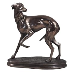 Standing whippet bronzed for sale  Delivered anywhere in UK