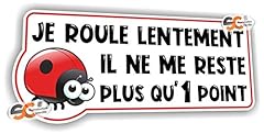Sticker roule lentement d'occasion  Livré partout en France