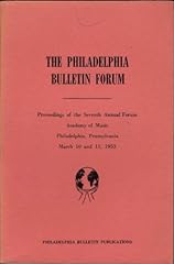 Philadelphia bulletin forum for sale  Delivered anywhere in USA 