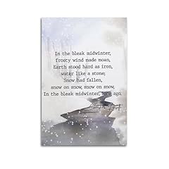 Quote bleak midwinter for sale  Delivered anywhere in UK