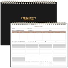 Weekly productivity planner for sale  Delivered anywhere in UK