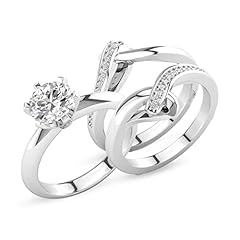 Wedding ring set for sale  Delivered anywhere in USA 