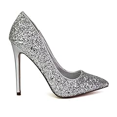 Womens glitter stiletto for sale  Delivered anywhere in UK