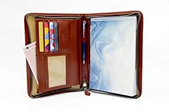 Genuine leather organiser for sale  Delivered anywhere in UK