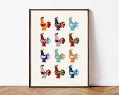 Rooster art modern for sale  Delivered anywhere in USA 