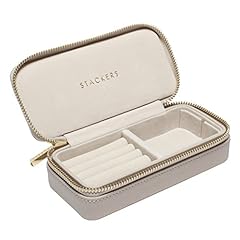 Stackers Taupe Medium Travel Jewellery Box, used for sale  Delivered anywhere in UK
