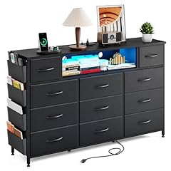 Fixwal black dresser for sale  Delivered anywhere in USA 