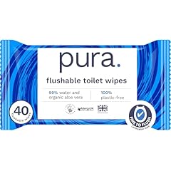 Pura flushable moist for sale  Delivered anywhere in UK
