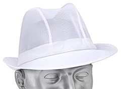 Trilby hat white for sale  Delivered anywhere in UK