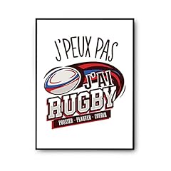 Affiche rugby pousser d'occasion  Livré partout en France