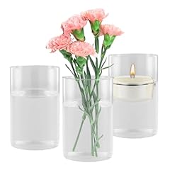 Glass flowers vase for sale  Delivered anywhere in UK