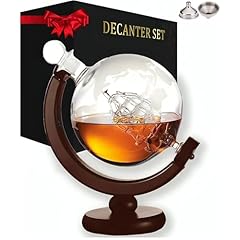Whiskey decanter globe for sale  Delivered anywhere in USA 