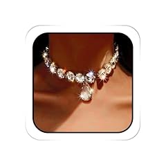 Acedre rhinestone choker for sale  Delivered anywhere in USA 