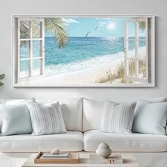 Framed window beach for sale  Delivered anywhere in USA 