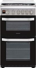 Hotpoint 50CM HD5G00CCX/UK Gas Double Freestanding, used for sale  Delivered anywhere in UK