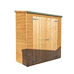 Wooden Garden Store 6 x 2'6 Outdoor Storage Shed, Shiplap, for sale  Delivered anywhere in UK