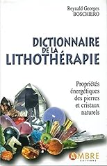 Dictionnaire lithothérapie ed d'occasion  Livré partout en France