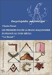Premiers franc maçonnerie d'occasion  Livré partout en France